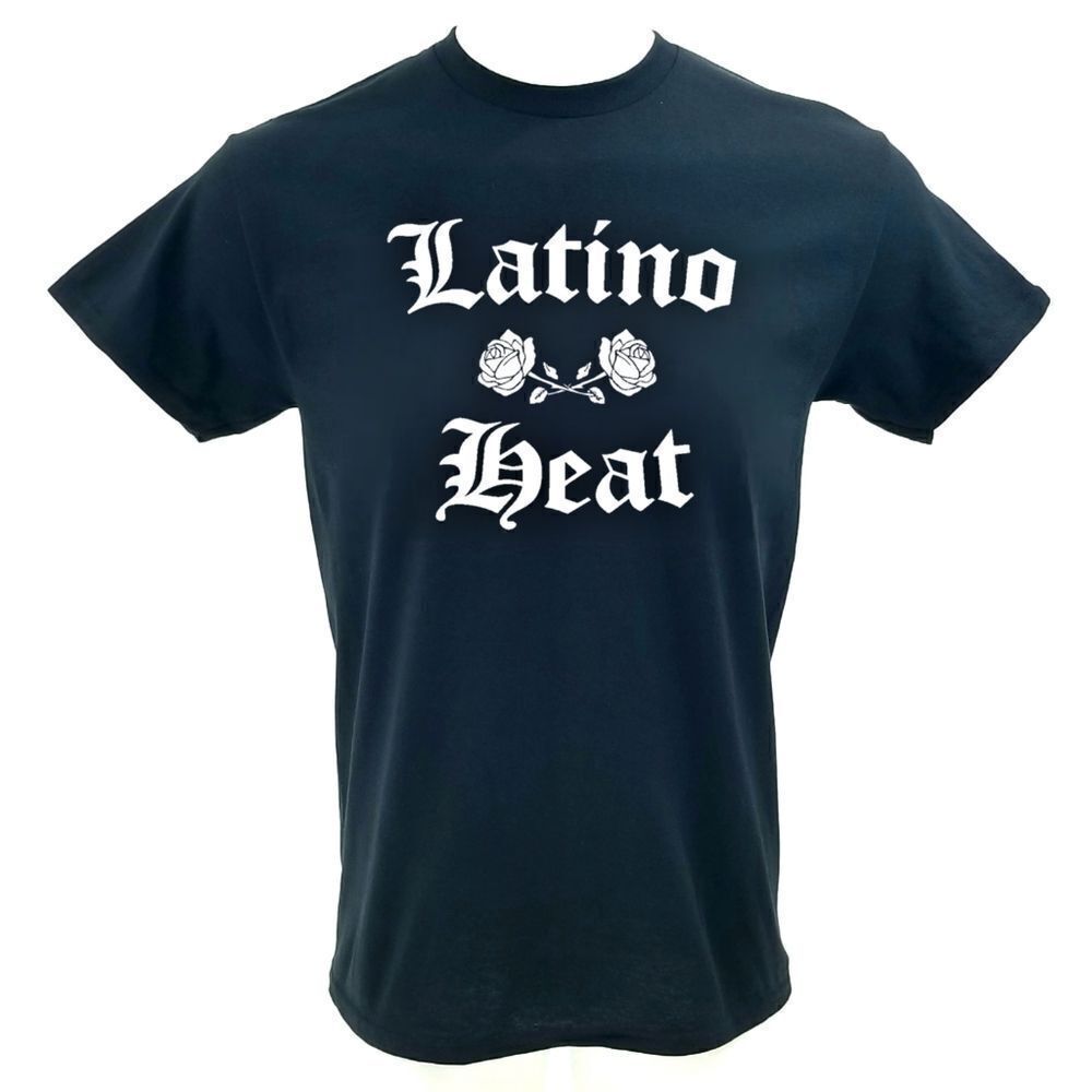 LATINO HEAT Wrestling Tee - streetwear hip hop rap tee rock tee mexico luchador